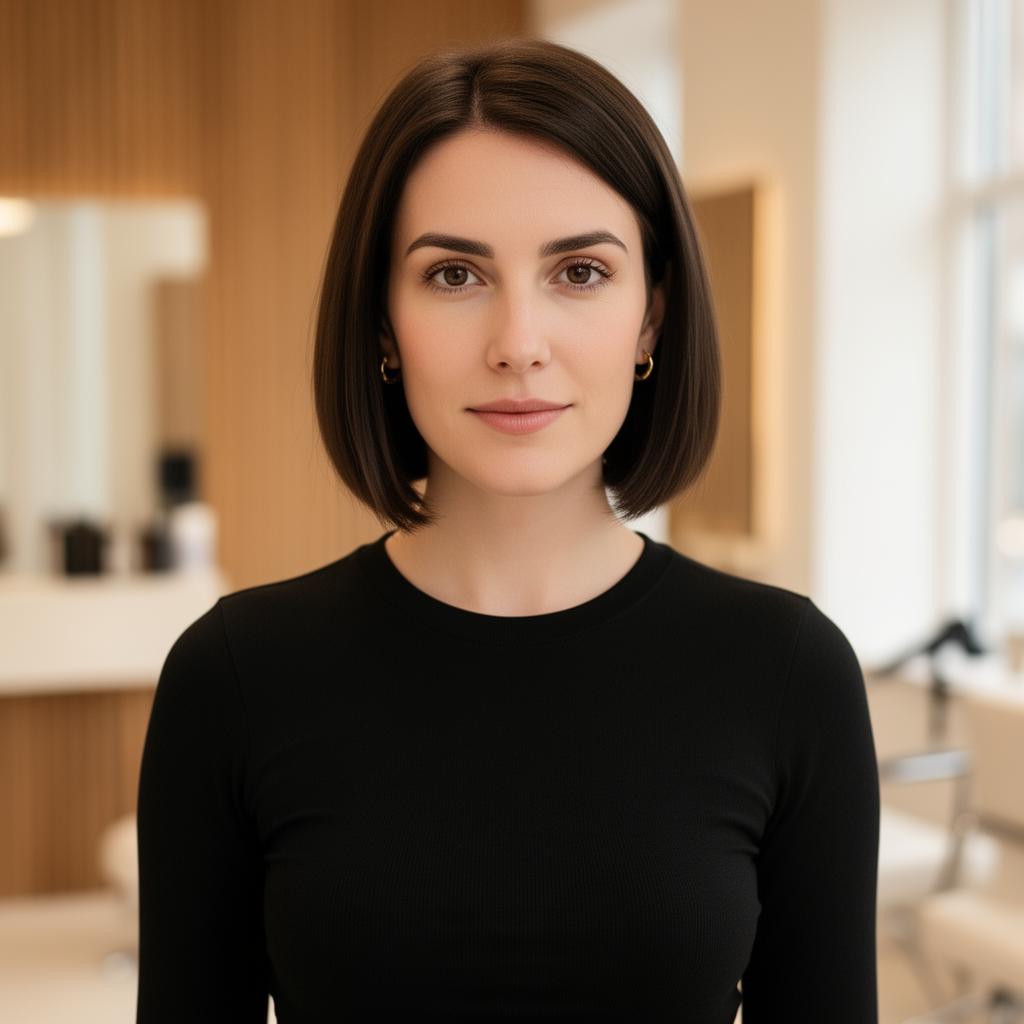Portrait of Jess, senior stylist